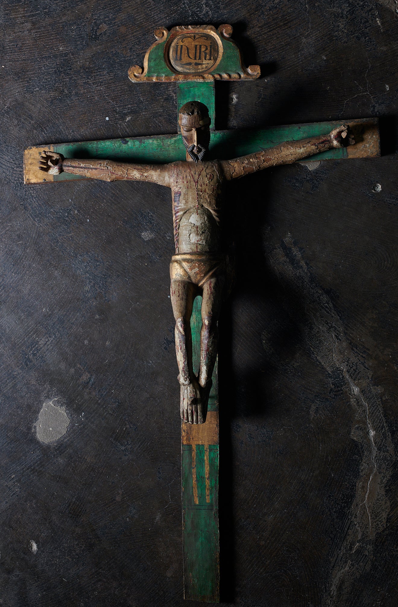 Oaxacan Polychromed Christ Figure